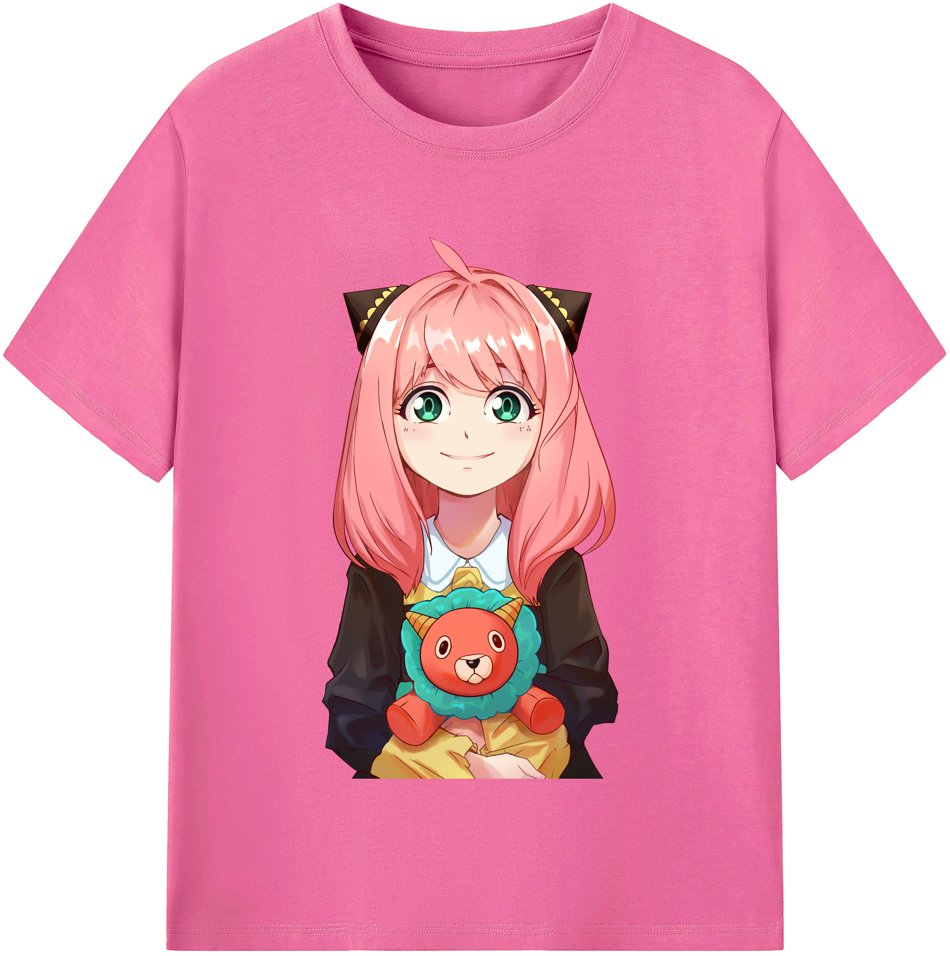 （画像用） SPY×FAMILY间谍家家酒 レディースカジュアルプリントTシャツ（綿100％）